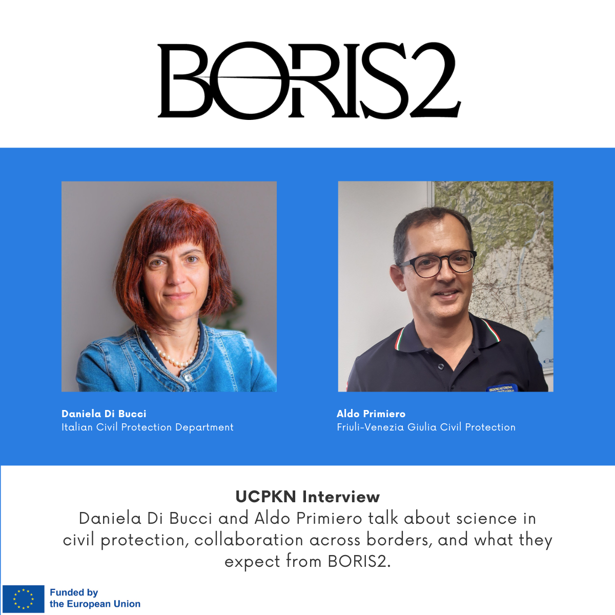 Interview BORIS2 Italian Civil Protection